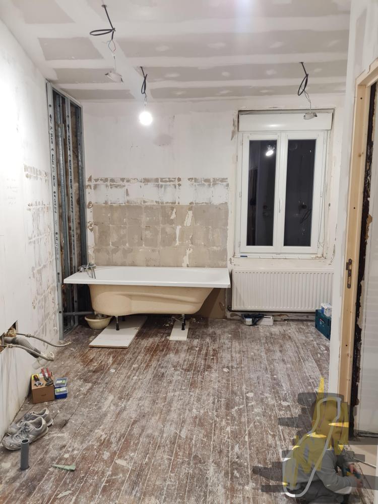 rénovation salle de bain avant